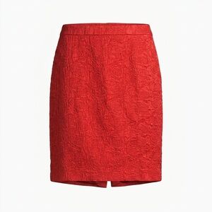 Anthro X Vanessa Virginia Textured Floral Jacquard Pencil Skirt Dark Academia